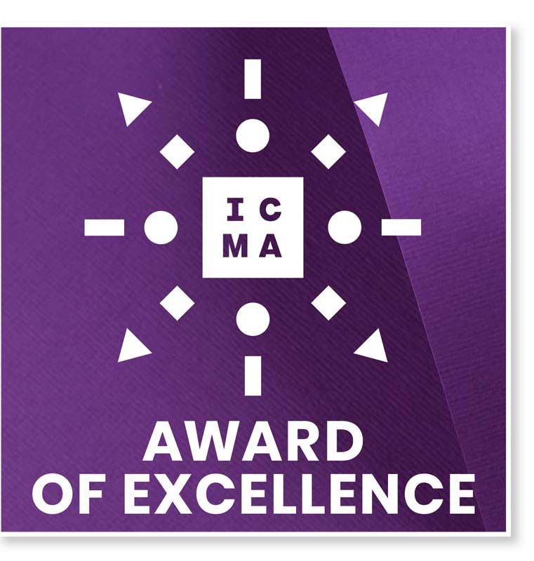 ICMA Award auf Excellence Logo